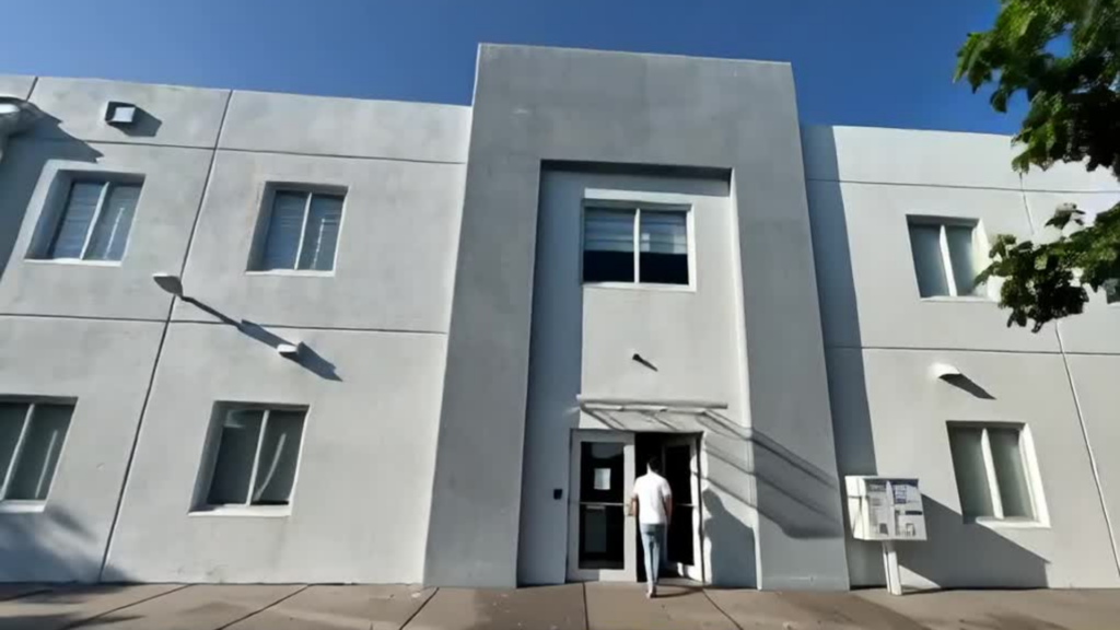 Certified commercial property inspector performing a building inspection in South Florida