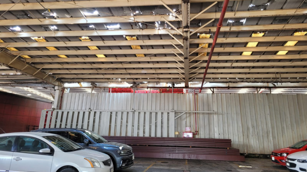 Certified commercial property inspector performing a building inspection in South Florida
