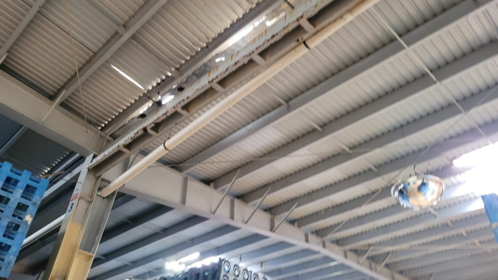 Certified commercial property inspector performing a building inspection in South Florida